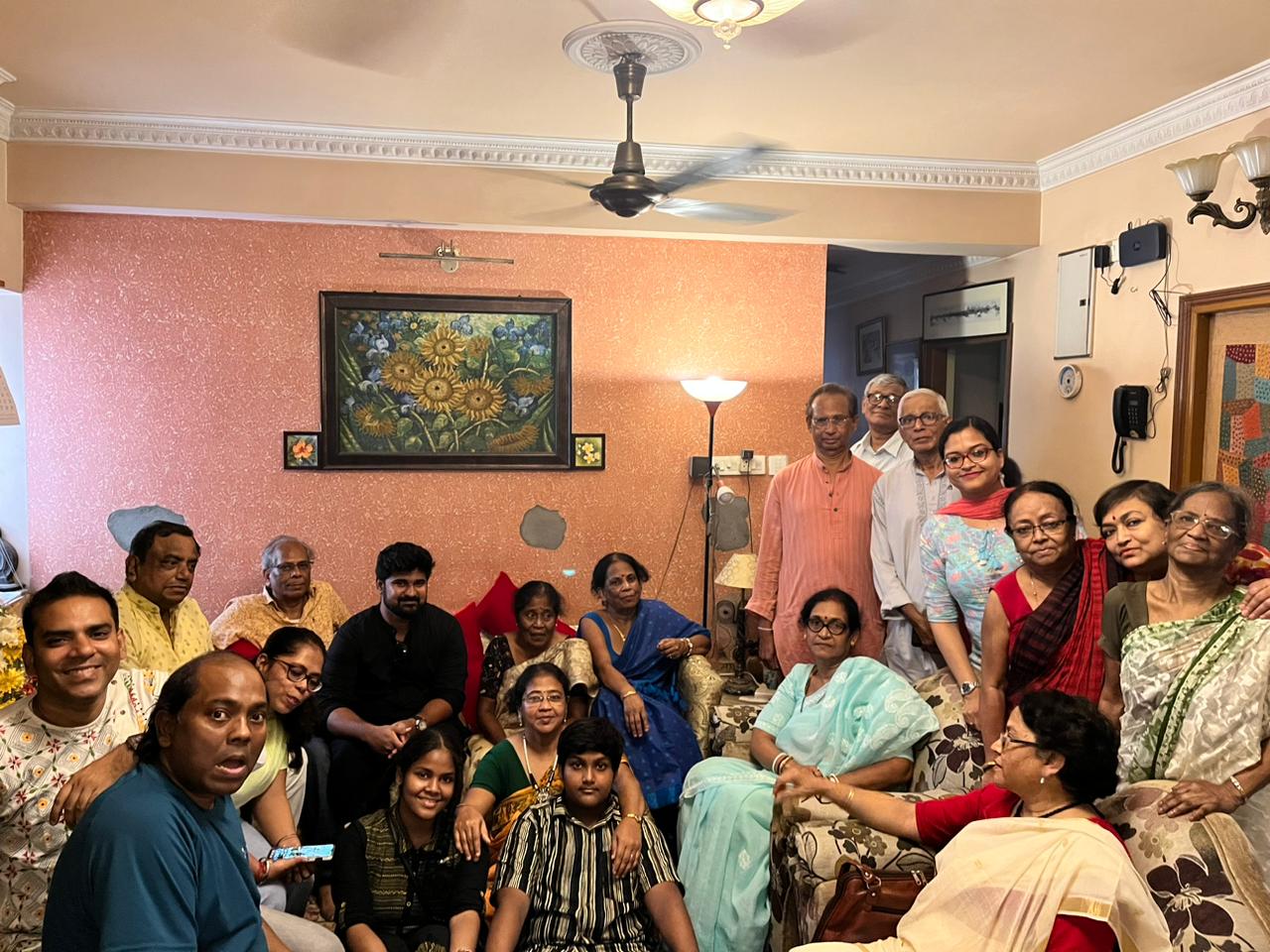 Subir Ghosh Family Picture